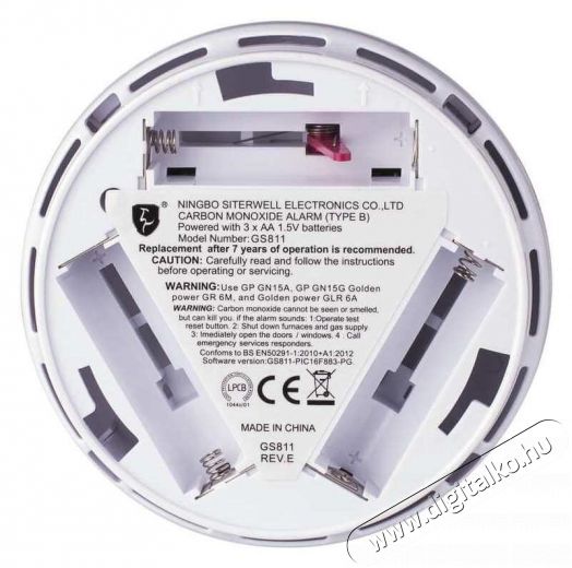 Emos P56401 GS811 LCD kijelzős szén-monoxid érzékelő Újdonságok - Új termékek - 337069