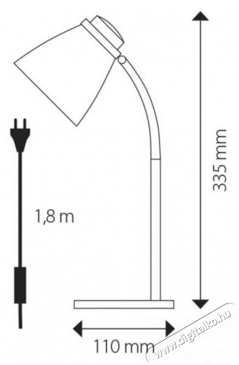 Emos Z7597W LOLLI fehér LED asztali lámpa Újdonságok - Új termékek - 337093
