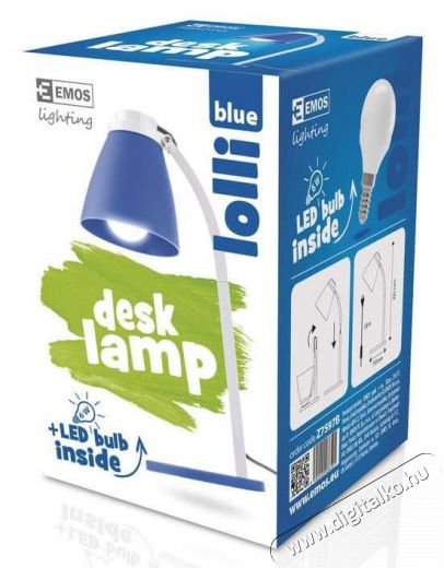 Emos Z7597W LOLLI kék LED asztali lámpa Újdonságok - Új termékek - 337094