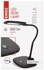Emos Z7602B LED Stella asztali lámpa - Fekete Háztartás / Otthon / Kültér - Világítás / elektromosság - Asztali lámpa - 369401