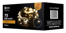 Emos ZY1922T Nano 7m/75 LED /kül-beltéri/vintage karácsonyi fényfüzér Háztartás / Otthon / Kültér - Világítás / elektromosság - Led szalag / fényfüzér - 337098