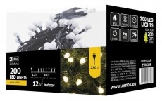 Emos ZYK0208 10m/200 LED /beltéri/meleg fehér karácsonyi fényfüzér Háztartás / Otthon / Kültér - Világítás / elektromosság - Led szalag / fényfüzér - 337101