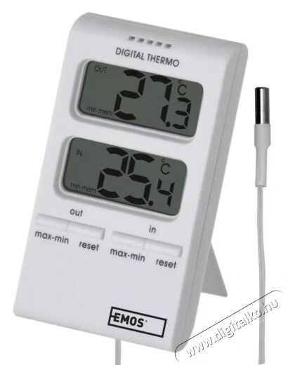 Emos E2100 szondával vezetékes digitális hőmérő Háztartás / Otthon / Kültér - Lakásfelszerelés - Hőmérő / barométer - 369286