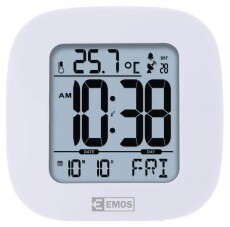 Emos E0126 rádióvezérelt digitális ébresztő óra Háztartás / Otthon / Kültér - Óra - Ébresztőóra - 337028