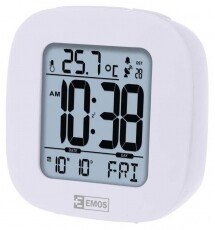 Emos E0126 rádióvezérelt digitális ébresztő óra Háztartás / Otthon / Kültér - Óra - Ébresztőóra - 337028