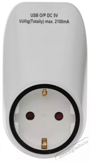 Emos P0072 fehér USB-s aljzat elágazó Háztartás / Otthon / Kültér - Világítás / elektromosság - Hálózati elosztó / hosszabbító / adapter - 369306