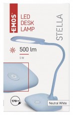 Emos Z7602BL LED Stella asztali lámpa - kék Háztartás / Otthon / Kültér - Világítás / elektromosság - Asztali lámpa - 369402