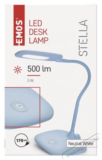 Emos Z7602BL LED Stella asztali lámpa - kék Háztartás / Otthon / Kültér - Világítás / elektromosság - Asztali lámpa - 369402