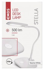Emos Z7602W LED Stella asztali lámpa - fehér Háztartás / Otthon / Kültér - Világítás / elektromosság - Asztali lámpa - 369404