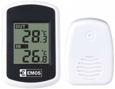 Emos E0042 vezeték nélküli digitális hőmérő Háztartás / Otthon / Kültér - Lakásfelszerelés - Hőmérő / barométer - 380037