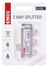 Emos EM2343 3-as F csatlakozós antenna elosztó Tv kiegészítők - Antenna - Kiegészítő - 380044