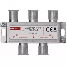 Emos EM2344 4-es F csatlakozós antenna elosztó Tv kiegészítők - Antenna - Kiegészítő - 380045