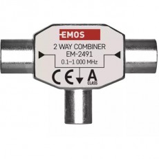 Emos J0197 EU 2491/D193 ferrites háromágú antenna közösítő Tv kiegészítők - Antenna - Kiegészítő - 380054