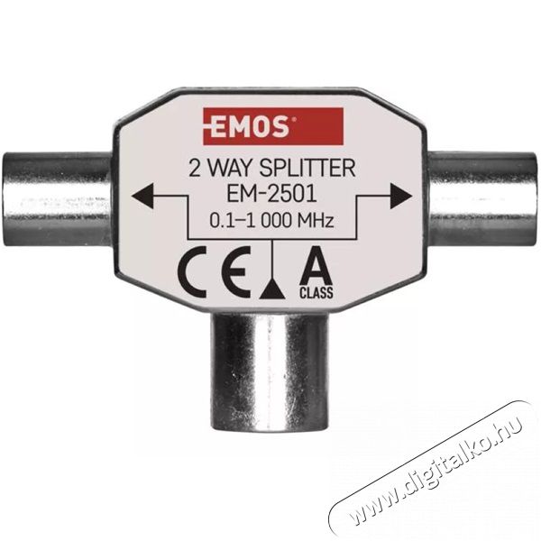 Emos J0199 EU 2501/D194 ferrites háromágú antenna elosztó Tv kiegészítők - Antenna - Kiegészítő - 380056