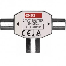 Emos J0199 EU 2501/D194 ferrites háromágú antenna elosztó Tv kiegészítők - Antenna - Kiegészítő - 380056