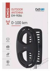 Emos J0681 EM-9086 univerzális kültéri antenna Tv kiegészítők - Antenna - Kültéri antenna - 380062