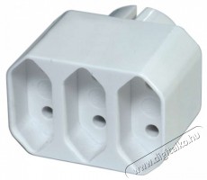 Emos P0013 Elosztó adapter 3X2P Háztartás / Otthon / Kültér - Világítás / elektromosság - Hálózati elosztó / hosszabbító / adapter - 382568