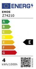 Emos Z74210 FILAMENT 4W E14 meleg fehér gyertya LED izzó Egyéb - Nem forgalmazzuk ! - 386710