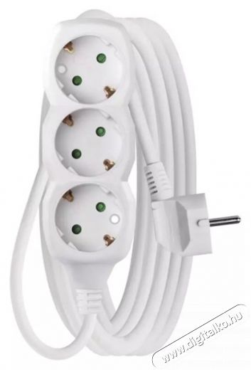 Emos P0325R 3 aljzat 5méter 1,5mm2 hosszabbító Háztartás / Otthon / Kültér - Világítás / elektromosság - Hálózati elosztó / hosszabbító / adapter - 398879