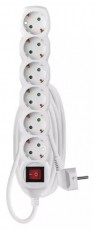 Emos P1623R 6 aljzat 3méter 1,5mm2 kapcsolós hosszabbító Háztartás / Otthon / Kültér - Világítás / elektromosság - Hálózati elosztó / hosszabbító / adapter - 398878