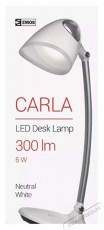 Emos Z7593 Carla fehér asztali LED lámpa Háztartás / Otthon / Kültér - Világítás / elektromosság - Asztali lámpa - 388612