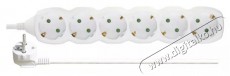 Emos P0622 6 aljzat 2méter 3x1mm2 hosszabbító Háztartás / Otthon / Kültér - Világítás / elektromosság - Hálózati elosztó / hosszabbító / adapter - 387630