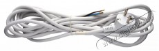 Emos S14375 Flexo 5 méter 3×0,75mm2 fehér szerelhető hálózati kábel Iroda és számítástechnika - Számítógép tartozék - Táp kábel - 387759