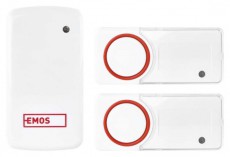 Emos P5750.2T AC vezeték nélküli csengő Háztartás / Otthon / Kültér - Lakásfelszerelés - Csengő - 439309