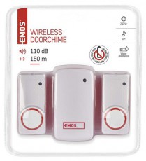 Emos P5750.2T AC vezeték nélküli csengő Háztartás / Otthon / Kültér - Lakásfelszerelés - Csengő - 439309
