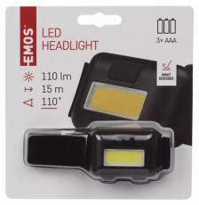 Emos P3537 COB LED 110lm fejlámpa Háztartás / Otthon / Kültér - Világítás / elektromosság - Fejlámpa - 442964