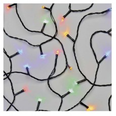 Emos D1AM03 10m 100LED IP44 színes CNT - fényfüzér Háztartás / Otthon / Kültér - Világítás / elektromosság - Led szalag / fényfüzér - 456110