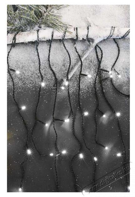 Emos D4CC01 3,6m/200LED/k&uuml;l-belt&eacute;ri/hideg feh&eacute;r j&eacute;gcsap kar&aacute;csonyi LED f&eacute;nyf&uuml;gg&ouml;ny H&aacute;ztart&aacute;s / Otthon / K&uuml;lt&eacute;r - Vil&aacute;g&iacute;t&aacute;s / elektromoss&aacute;g - Led szalag / f&eacute;nyf&uuml;z&eacute;r - 456635