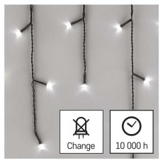 Emos D4CC03 10m/600LED/kül-beltéri/hideg fehér jégcsap karácsonyi LED fényfüggöny Háztartás / Otthon / Kültér - Világítás / elektromosság - Led szalag / fényfüzér - 456636