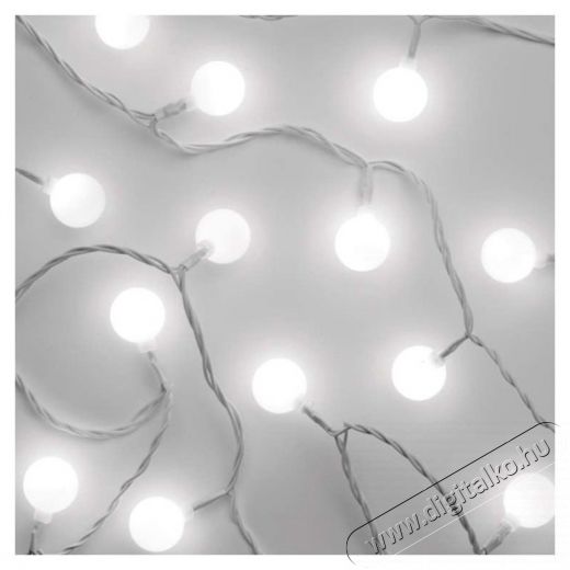 Emos D5AC01 4m/40LED/kül-beltéri/időzítős/hideg fehér/golyók LED fényfüzér Háztartás / Otthon / Kültér - Világítás / elektromosság - Led szalag / fényfüzér - 456645
