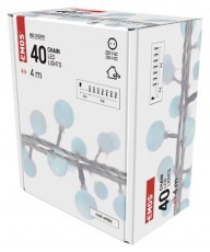 Emos D5AC01 4m/40LED/kül-beltéri/időzítős/hideg fehér/golyók LED fényfüzér Háztartás / Otthon / Kültér - Világítás / elektromosság - Led szalag / fényfüzér - 456645