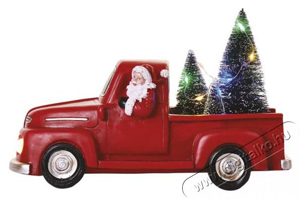 Emos DCLW09 télapó autóban karácsonyfákkal beltéri karácsonyi LED dekoráció Háztartás / Otthon / Kültér - Világítás / elektromosság - Hangulat teremtő világítás - 456499