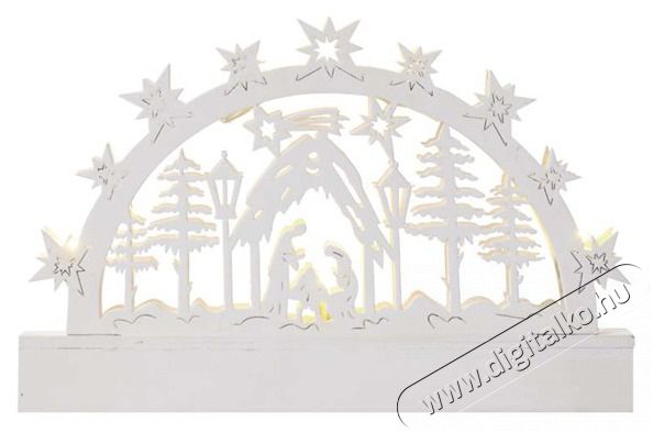 Emos DCWW04 beltéri/meleg fehér/időzítős fa LED karácsonyi betlehem Háztartás / Otthon / Kültér - Világítás / elektromosság - Hangulat teremtő világítás - 456503
