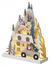 Emos DCWW17 karácsonyi tájkép beltéri/meleg fehér/időzítős fa karácsonyi LED dekoráció Háztartás / Otthon / Kültér - Világítás / elektromosság - Hangulat teremtő világítás - 456511