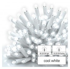 Emos D2CC04 jégcsap 3M 50LED IP44 hidegfehér időzítővel CNT PRO - fényfüzér Háztartás / Otthon / Kültér - Világítás / elektromosság - Led szalag / fényfüzér - 458632