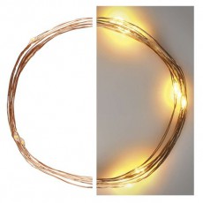 Emos D3AW07 LED 1,9 m/20LED/beltéri/időzítős/2xAA/meleg fehér nano karácsonyi LED fényfüzér Háztartás / Otthon / Kültér - Világítás / elektromosság - Led szalag / fényfüzér - 457218