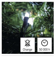 Emos D4AC10 24m/240LED/kül-beltéri/hideg fehér karácsonyi LED fényfüzér Háztartás / Otthon / Kültér - Világítás / elektromosság - Led szalag / fényfüzér - 457027