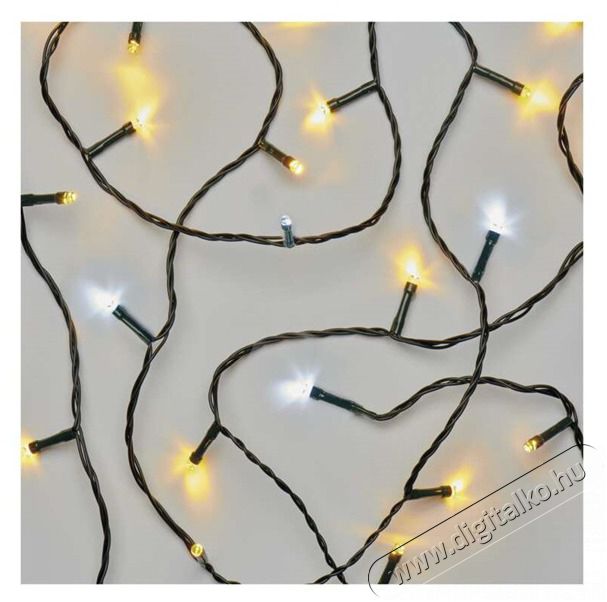 Emos D4AN04 8m/80LED/k&uuml;l-belt&eacute;ri/időz&iacute;tős/meleg/hideg feh&eacute;r kar&aacute;csonyi LED f&eacute;nyf&uuml;z&eacute;r H&aacute;ztart&aacute;s / Otthon / K&uuml;lt&eacute;r - Vil&aacute;g&iacute;t&aacute;s / elektromoss&aacute;g - Led szalag / f&eacute;nyf&uuml;z&eacute;r - 457020