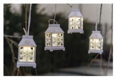 Emos DCLC02 hideg fehér LED karácsonyi girland – fehér lámpák hópelyhekkel Háztartás / Otthon / Kültér - Világítás / elektromosság - Hangulat teremtő világítás - 458776