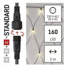 Emos D1DW01 Kültéri háló, sorolható Háztartás / Otthon / Kültér - Világítás / elektromosság - Led szalag / fényfüzér - 465664