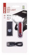 Emos P3923 TÖLTHETŐ LED KERÉKPÁR LÁMPA SZETT, 90 LM Egyéb - Nem forgalmazzuk ! - 465854