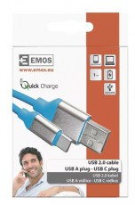 Emos SM7025B USB kábel Mobil / Kommunikáció / Smart - Mobiltelefon kiegészítő / tok - Hálózati-, autós töltő - 466062
