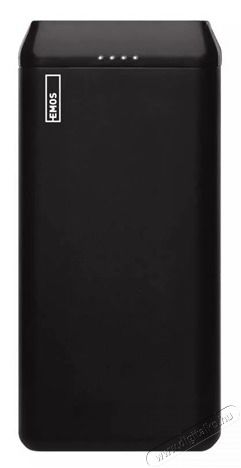 Emos B0527B powerbank ALPHA2 20, 20000 MAH, 10 W, fekete  Mobil / Kommunikáció / Smart - Powerbank / Külső akkumulátor és töltő - 468884