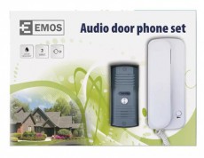 Emos H1085 audió kaputelefon szett 1 lakásos Háztartás / Otthon / Kültér - Lakásfelszerelés - Csengő - 469057