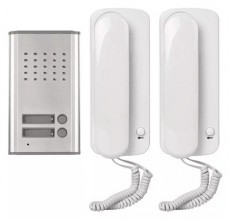 Emos H1086 kétlakásos audio kaputelefon Háztartás / Otthon / Kültér - Lakásfelszerelés - Csengő - 469058