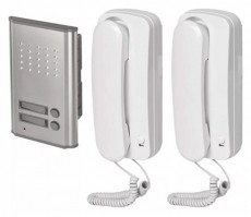 Emos H1086 kétlakásos audio kaputelefon Háztartás / Otthon / Kültér - Lakásfelszerelés - Csengő - 469058